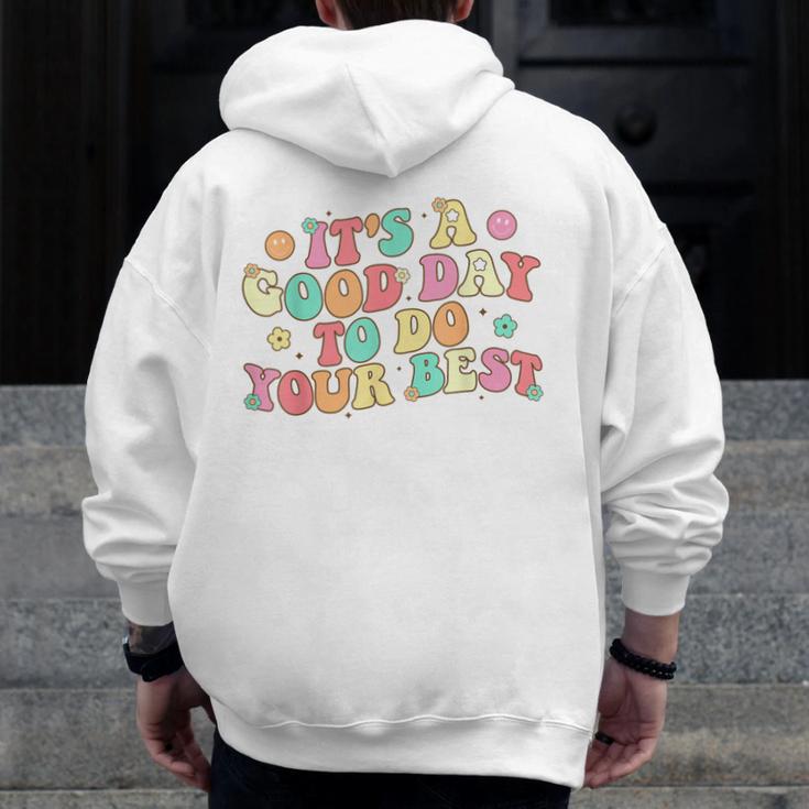 Teacher Testing Shirt It's A Good Day To Do Best Groovy Men Zip Up Hoodie Back Print, Groovy Teacher Gifts, funny design Teacher Testing Shirt It's A Good Day To Do Best Groovy Men Zip Up Hoodie Back Print, Groovy Teacher Gifts, funny design