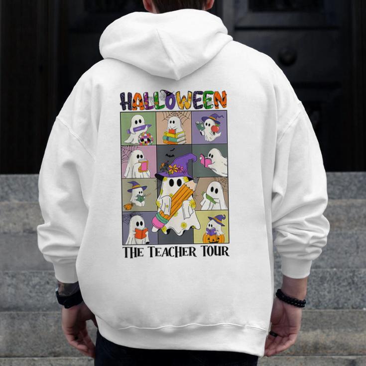Women Halloween The Teacher Tour Ghosts Pencil Pumpkins Men Zip Up Hoodie Back Print, funny design Women Halloween The Teacher Tour Ghosts Pencil Pumpkins Men Zip Up Hoodie Back Print, funny design