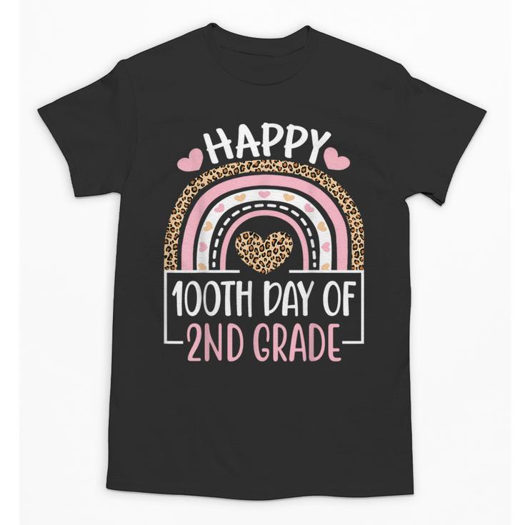 100th Day Of 2nd Grade 100 Days Of School Teacher Unisex T-Shirt