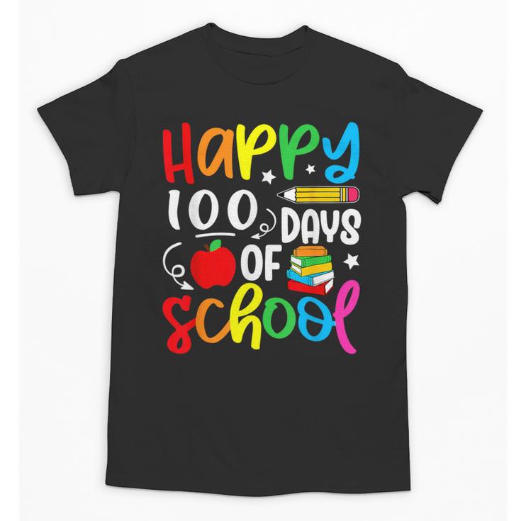 100th Day Of School Teachers Kids Girls Child Happy 100 Days Unisex T-Shirt