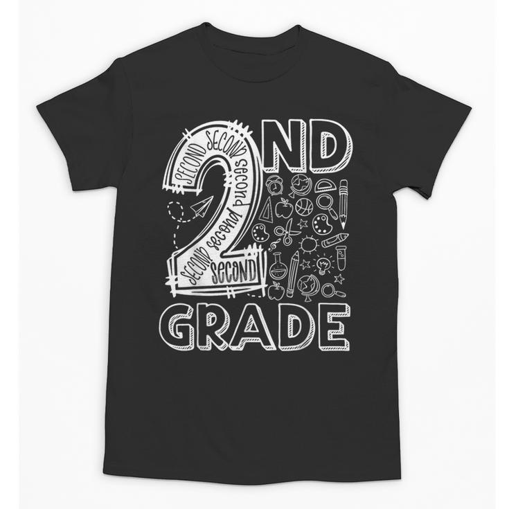 2nd Grade Typography Team 2nd Grade Teacher Back To School Unisex T-Shirt