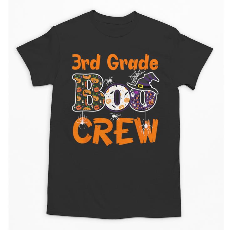 3rd Grade Boo Crew Halloween Teachers Students Costume Unisex T-Shirt