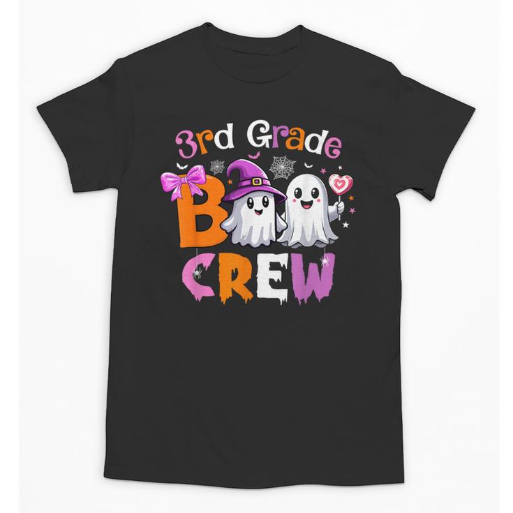 3rd Grade Boo Crew Third Grade Halloween Costume Teacher Kid Unisex T-Shirt
