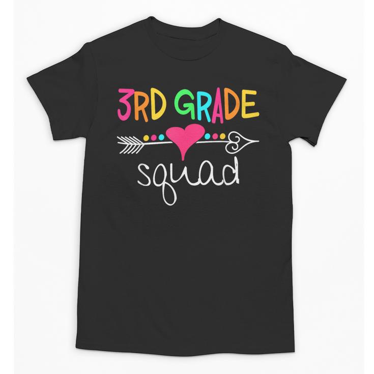 3rd Grade Squad Third Teacher Student Team Back To School Unisex T-Shirt