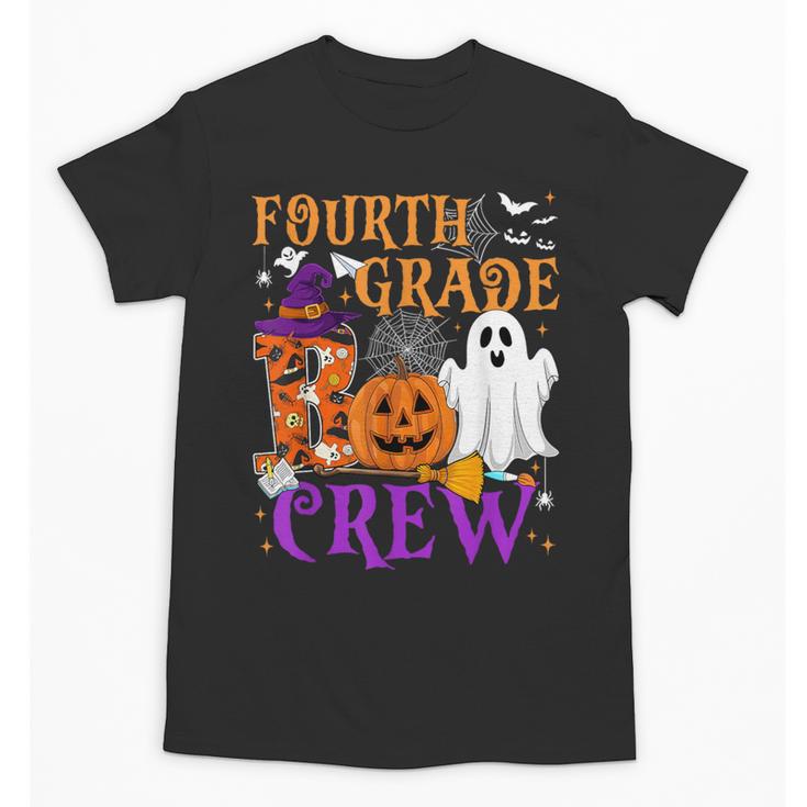 4th Grade Boo Crew Teacher Student Halloween Costume Unisex T-Shirt