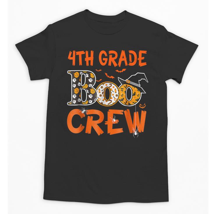 4th Grade Boo Crew Teacher Student Halloween Unisex T-Shirt