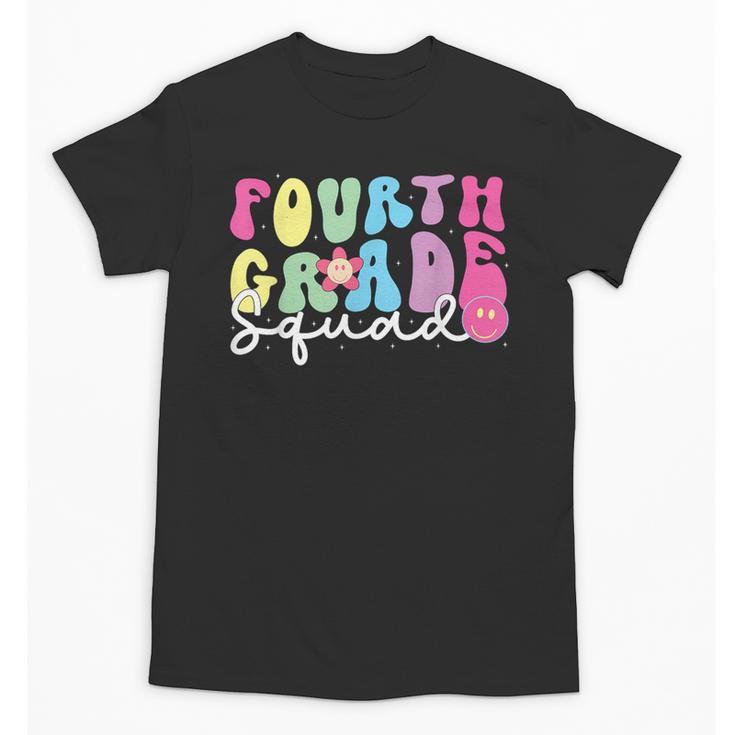 4th Grade Squad Fourth Teacher Student Team Back To School Unisex T-Shirt