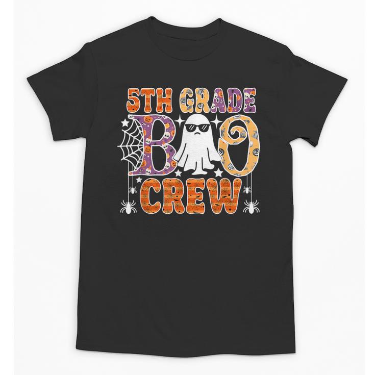 5th Grade Boo Crew Halloween Teachers Students Unisex T-Shirt