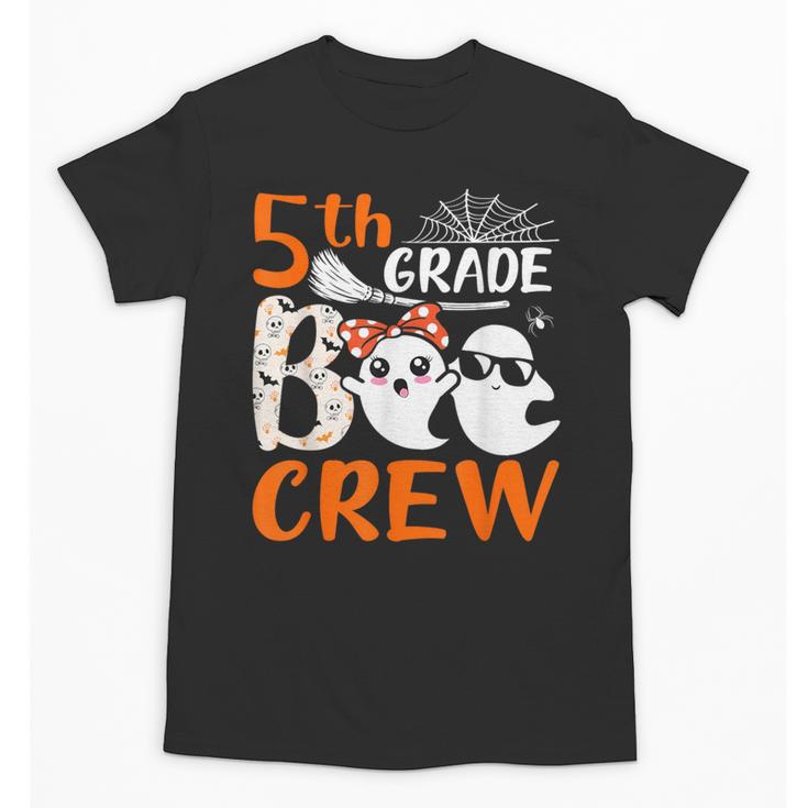 5th Grade Boo Crew Teachers Students Ghost Halloween Unisex T-Shirt