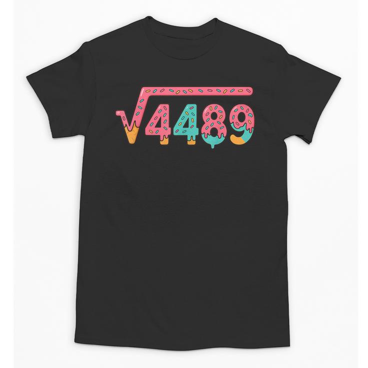 67 Ice Cream Drip Meme Square Root 4489 Slang Math Teacher Unisex T-Shirt