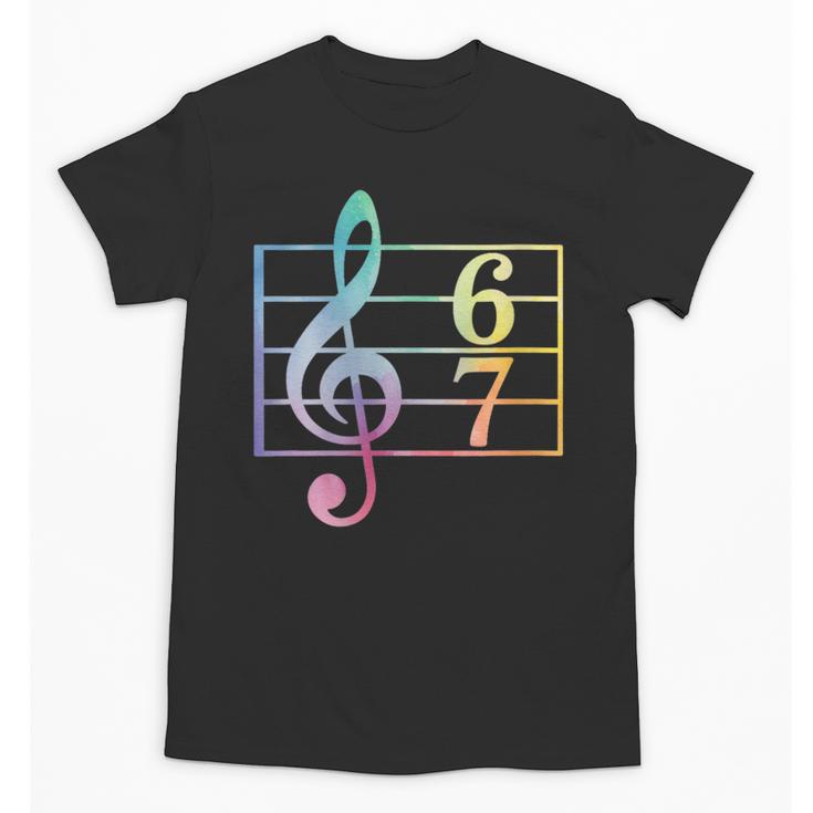 67 Music Meme Slang Six Seven Music Teacher Musician Unisex T-Shirt