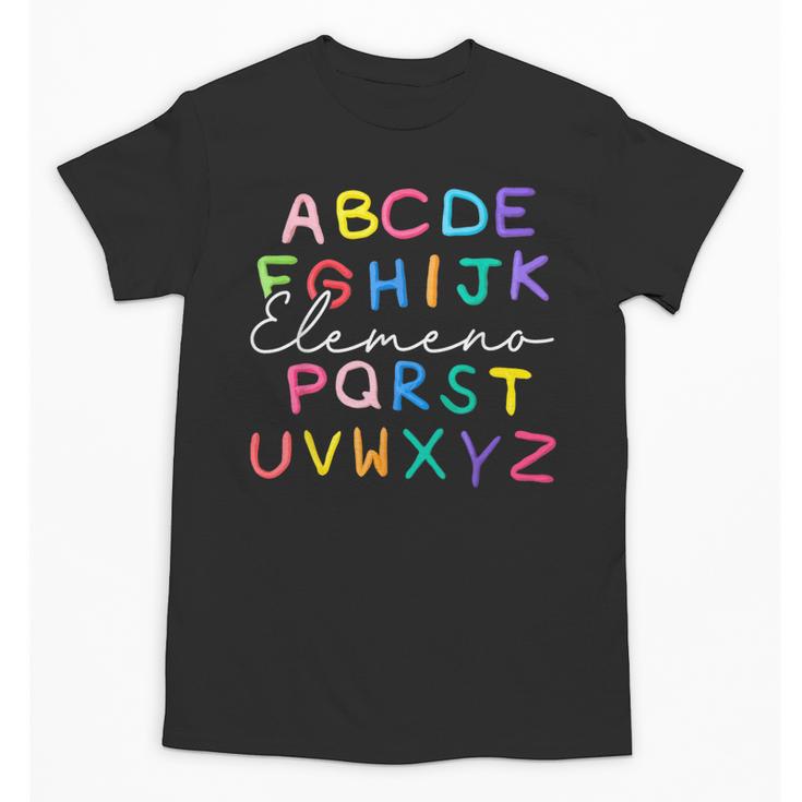 ABC Elemeno Kindergarten Teacher Boy Girl Kid Back To School Unisex T-Shirt