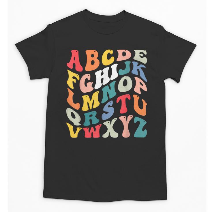 Alphabet Hi Back To School ABC Pre K Kindergarten Teacher Unisex T-Shirt