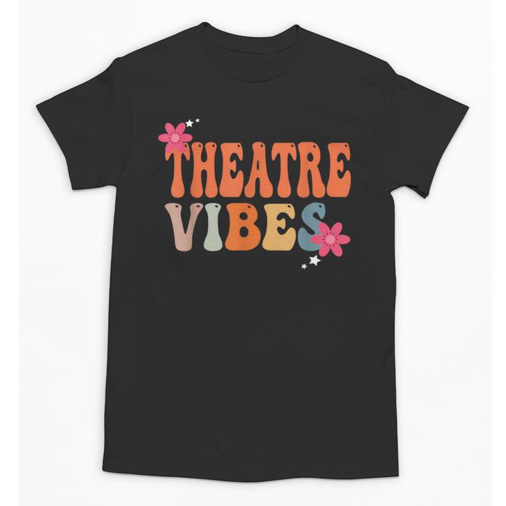 Theatre Vibes Teacher Man Women Youth Auditorium Concert Tee Unisex T-Shirt