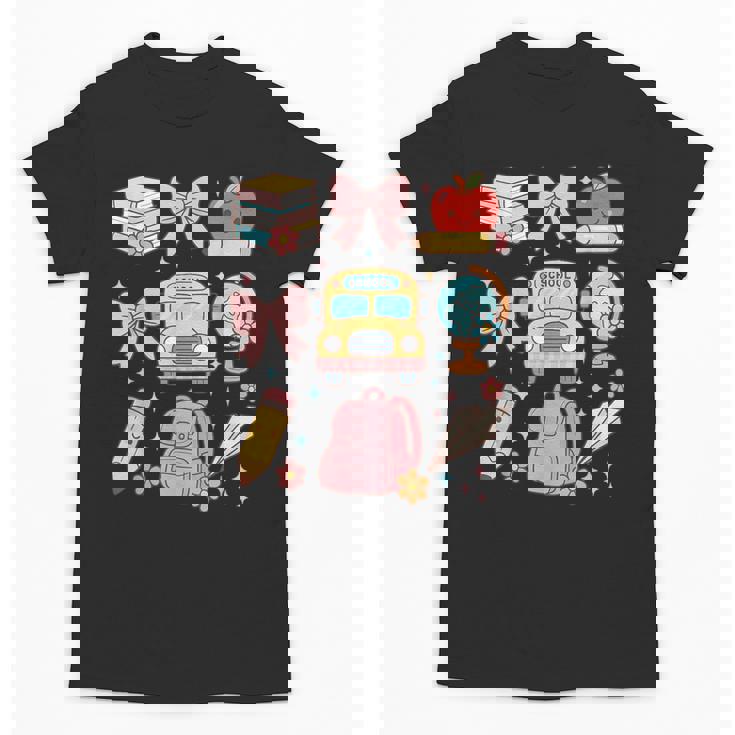 Back To School Coquette Teacher Women Girl Kindergarten PreK Unisex T-Shirt