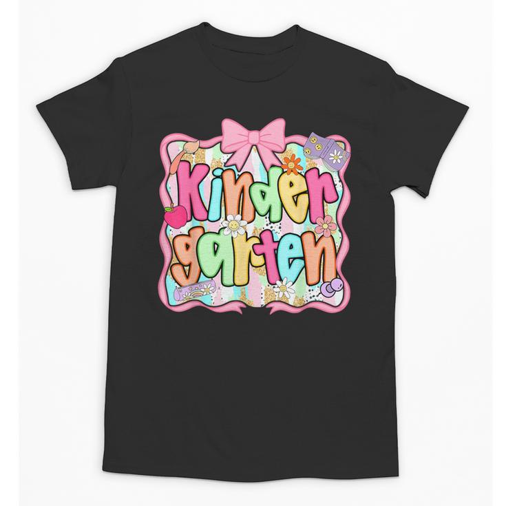 Back To School Kindergarten Preppy Teacher Girl Unisex T-Shirt