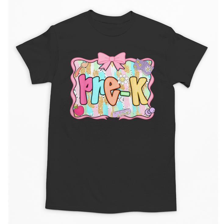 Back To School Pre-K Preppy Teacher Girl Unisex T-Shirt