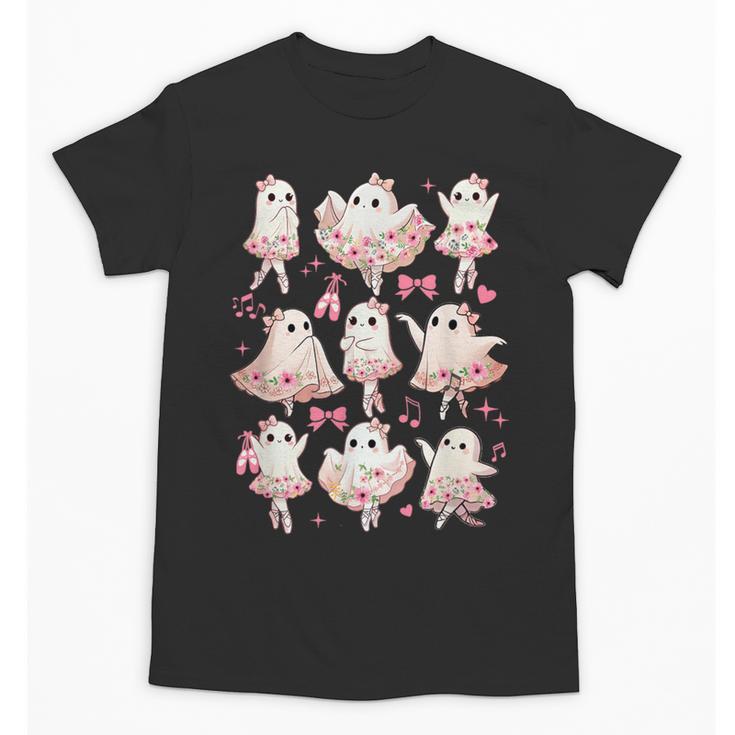 Ballet Ghost Ballet Dancer Spooky Dance Halloween Teacher Unisex T-Shirt