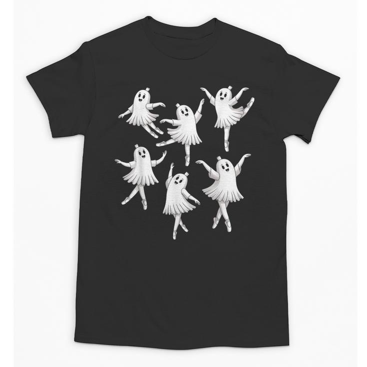 Ballet Ghost Dancer Spooky Dance Teacher Halloween Costume Unisex T-Shirt