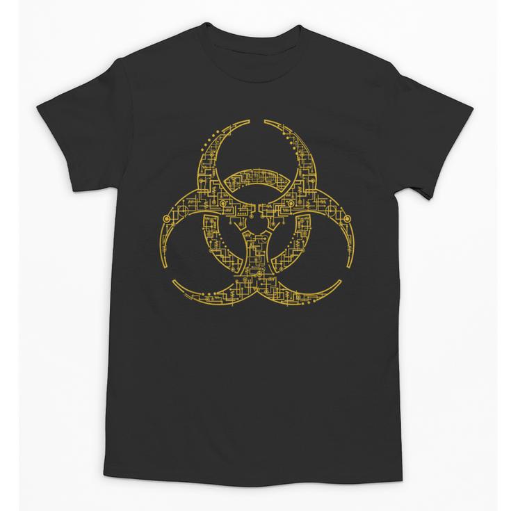 Bioengineering Biology Teacher Toxic Symbol Biohazard For Men Women Girls Kids Unisex T-Shirt