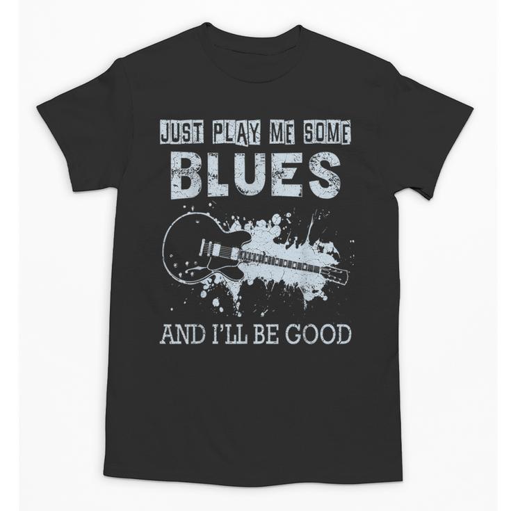 Blues Music Band Lover Vintage Guitar Teacher Blues Unisex T-Shirt