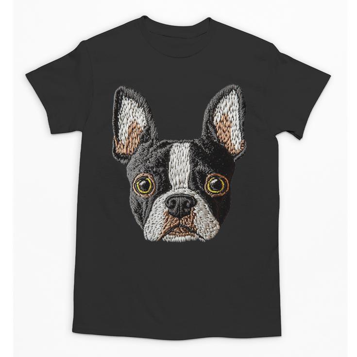 Boston Terrier Cute Puppy Face Dog Lover Pet Owner Unisex T-Shirt