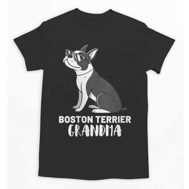 Boston Terrier Dog Owner Grandma Unisex T-Shirt
