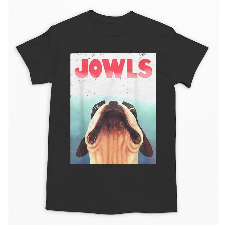 Boston Terriers Jowls Dog Mom Dog Dad Unisex T-Shirt
