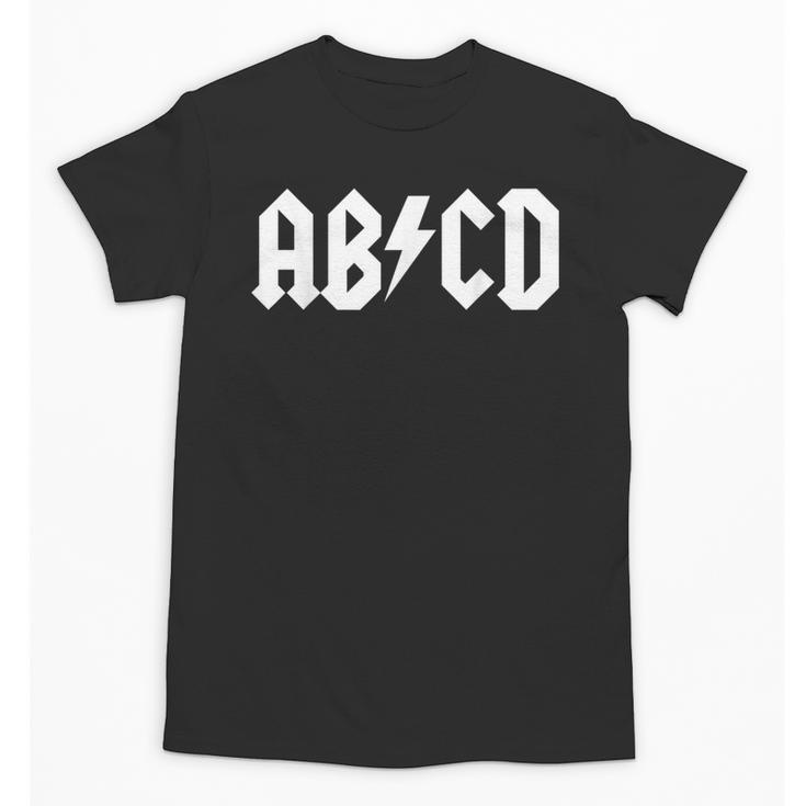 Boys Girls Teachers ABCD Rock Graphic Back To School Unisex T-Shirt