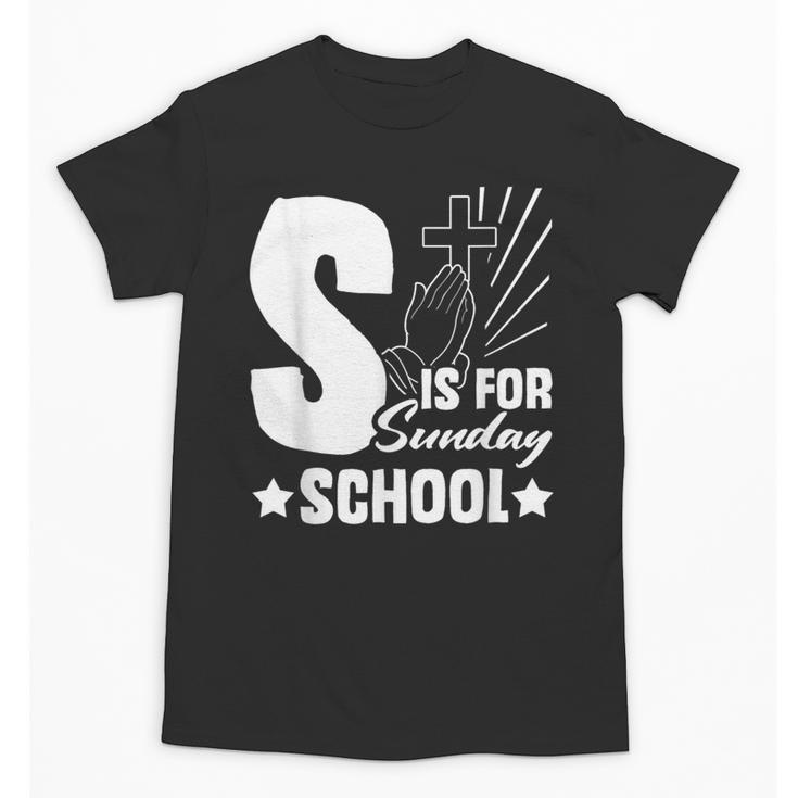 Christian Teacher S Is For Sunday School Essentials Unisex T-Shirt
