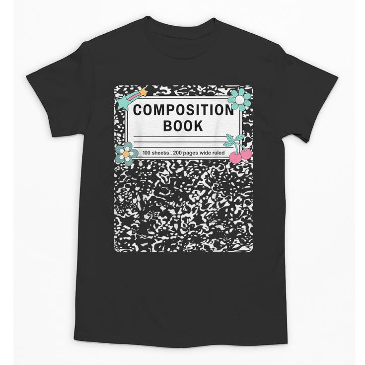 Composition Book Notebook Teachers Matching Group Halloween Unisex T-Shirt