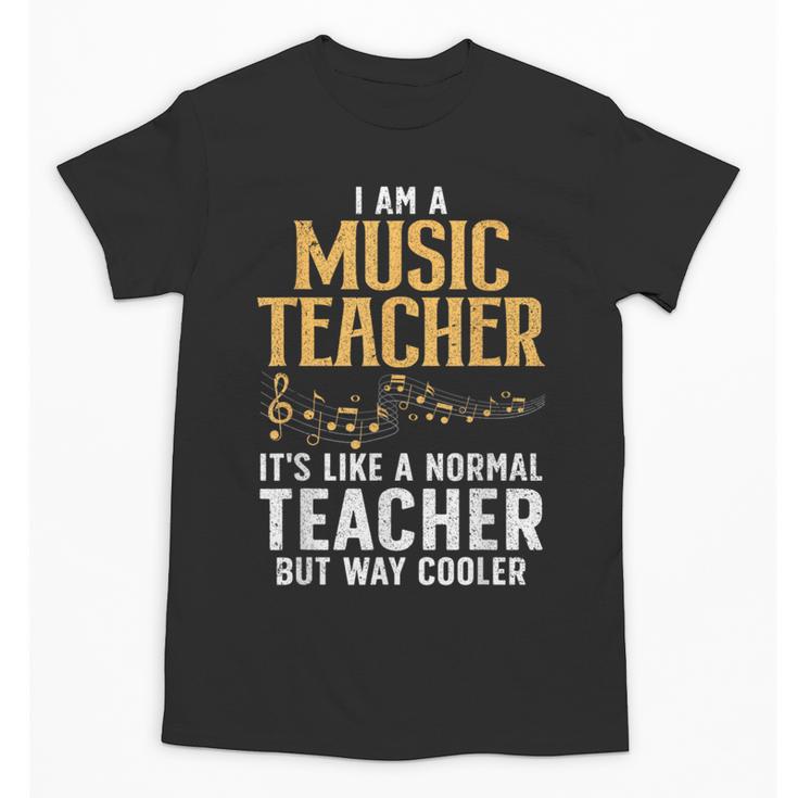 Cool Music Teacher Art For Men Women School Orchestra Coach Unisex T-Shirt