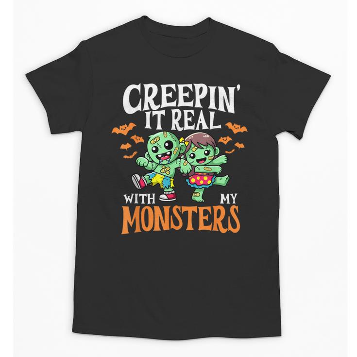 Creepin It Real Monster School Teacher Principal Halloween Unisex T-Shirt