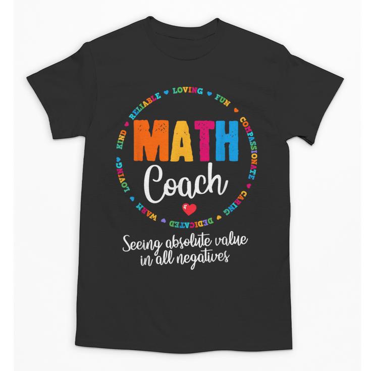 Cute Math Coach Teacher Mathematical Nerd School Unisex T-Shirt