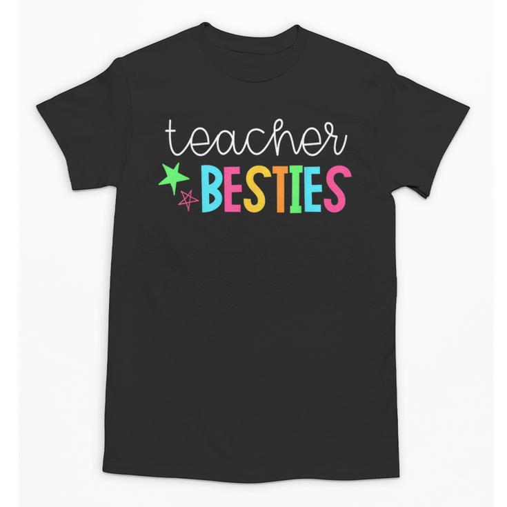 Cute Teacher Shirt Teacher Besties Unisex T-Shirt