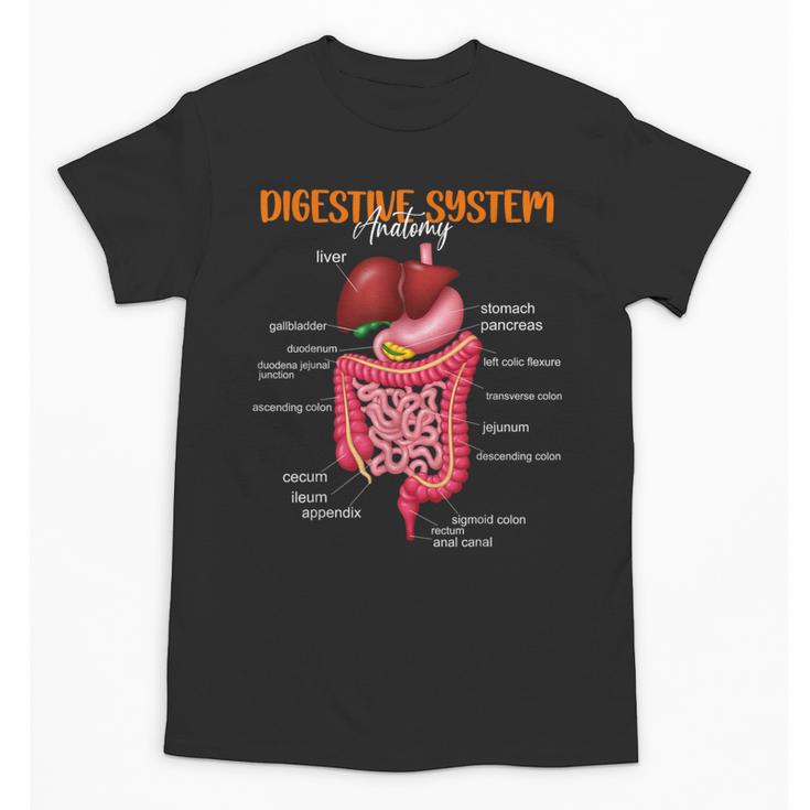 Digestive System Anatomy Anatomical Biology Teacher Unisex T-Shirt