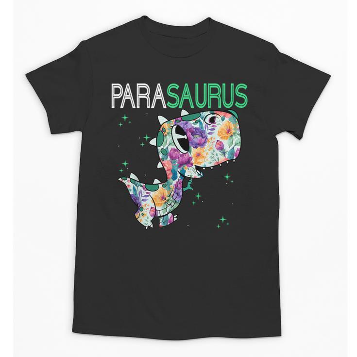 Dino Para Professional Teacher Collection T-Rex Dinosaur Paraeducator Assistant Teacher Unisex T-Shirt