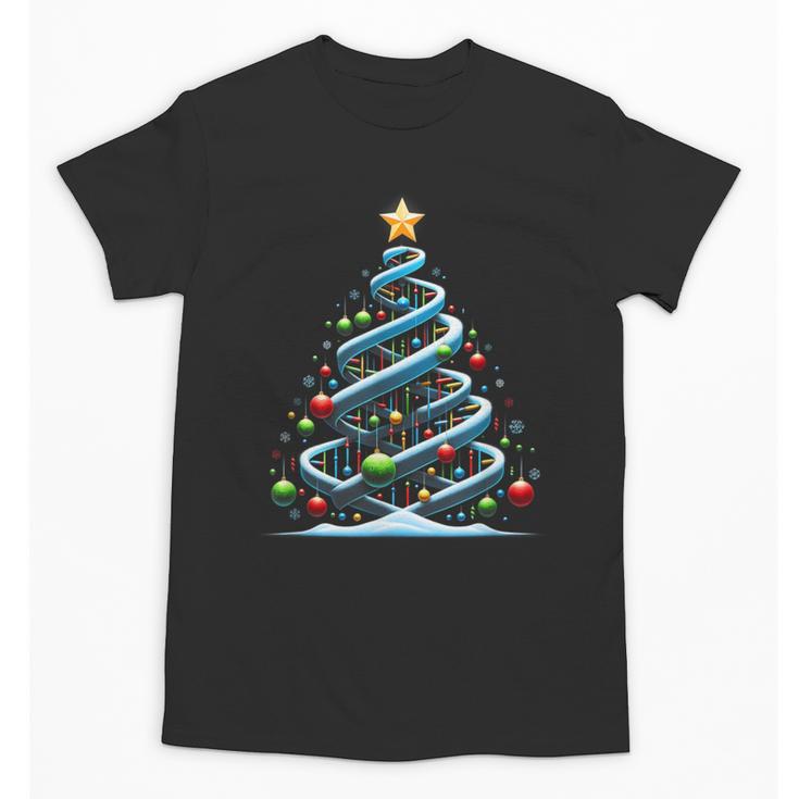 DNA Helix Christmas Tree Scientist Biology Science Teacher Unisex T-Shirt, Science Teacher Gifts, trending gift DNA Helix Christmas Tree Scientist Biology Science Teacher Unisex T-Shirt, Science Teacher Gifts, trending gift
