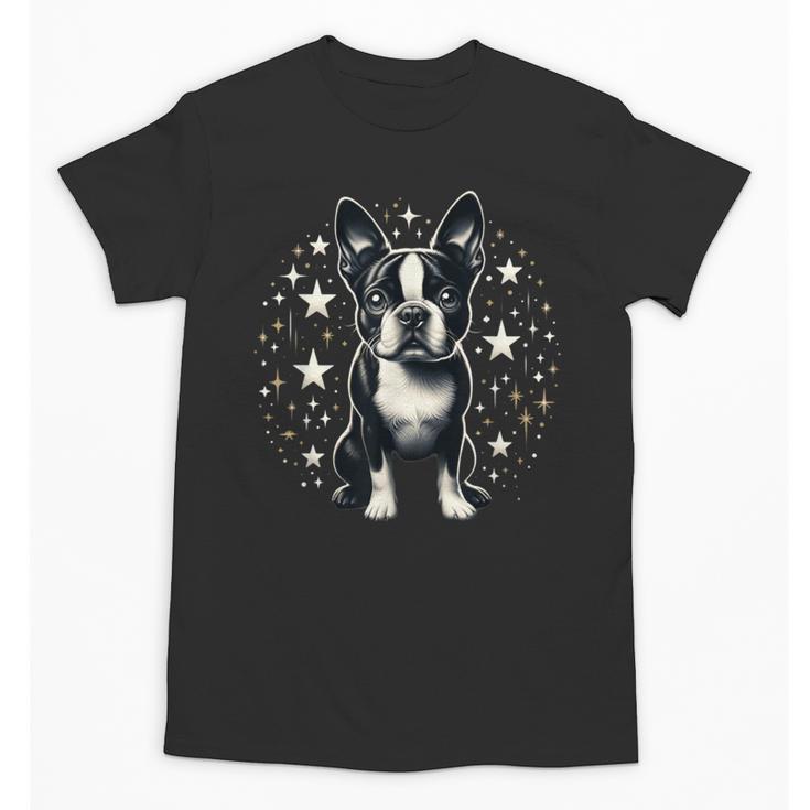 Dog Boston Terrier For Men Women Unisex T-Shirt