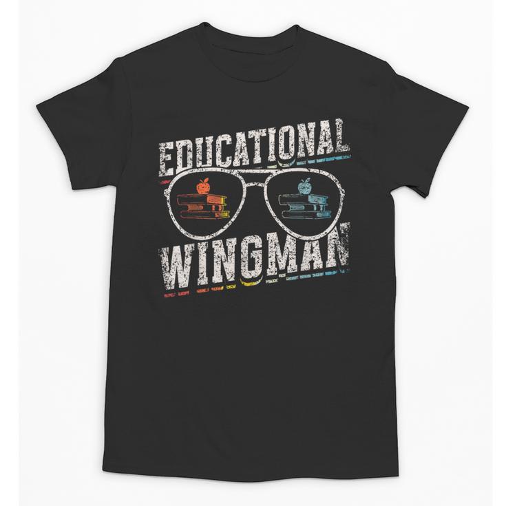 Educational Wingman Assisting Teacher Teaching Assistant Unisex T-Shirt