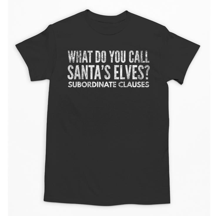English Teacher About Grammar And Christmas Unisex T-Shirt