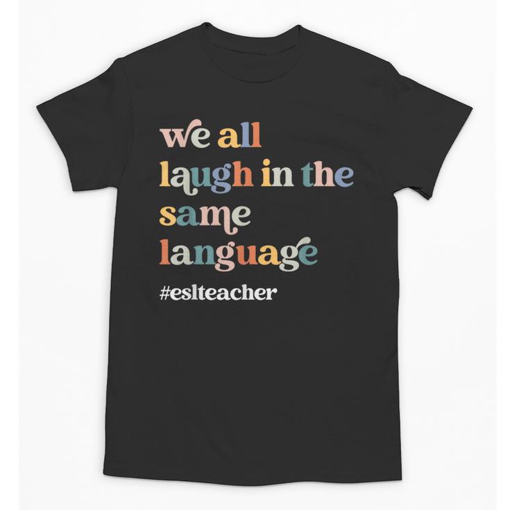ESL Teacher ESOL Student Cute Retro Back To School First Day Unisex T-Shirt