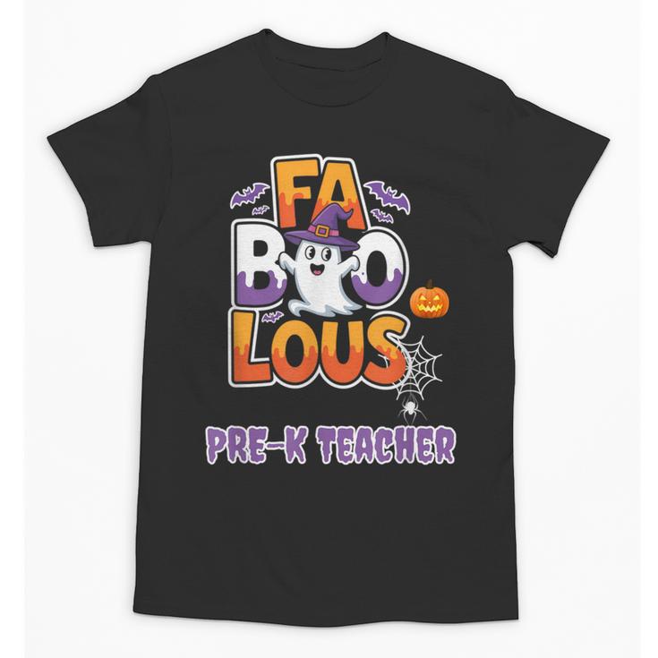 Fabulous Pre-K Teacher Halloween Costume Classroom Outfit Unisex T-Shirt