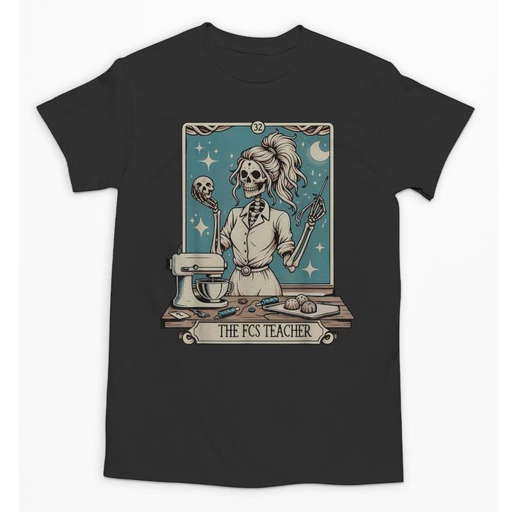 FCS Teacher Skeleton Halloween Family And Consumer Science Unisex T-Shirt