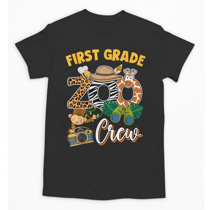 First Grade Zoo Field Trip Squad Matching Teacher Students Unisex T-Shirt
