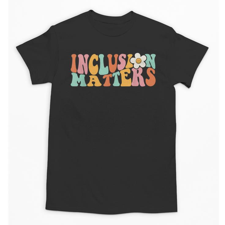 Gnoovy Vintage Inclusion Matters Special Education Teacher Unisex T-Shirt