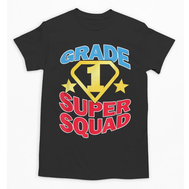 Grade 1 Super Squad Superhero Teacher Team Unisex T-Shirt