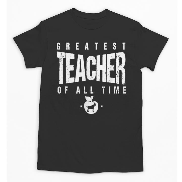 Greatest Teacher Of All Time Teachers Day 1 Teacher Goat Unisex T-Shirt