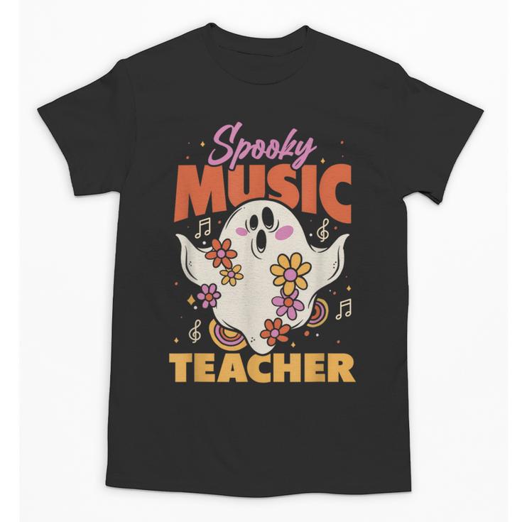 Groovy Faboolous Spooky Music Teacher Halloween Men Women Unisex T-Shirt