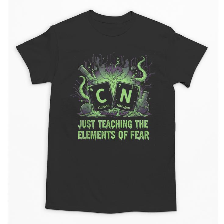 Halloween 67 Meme Science Chemistry Teacher Periodic Table Unisex T-Shirt